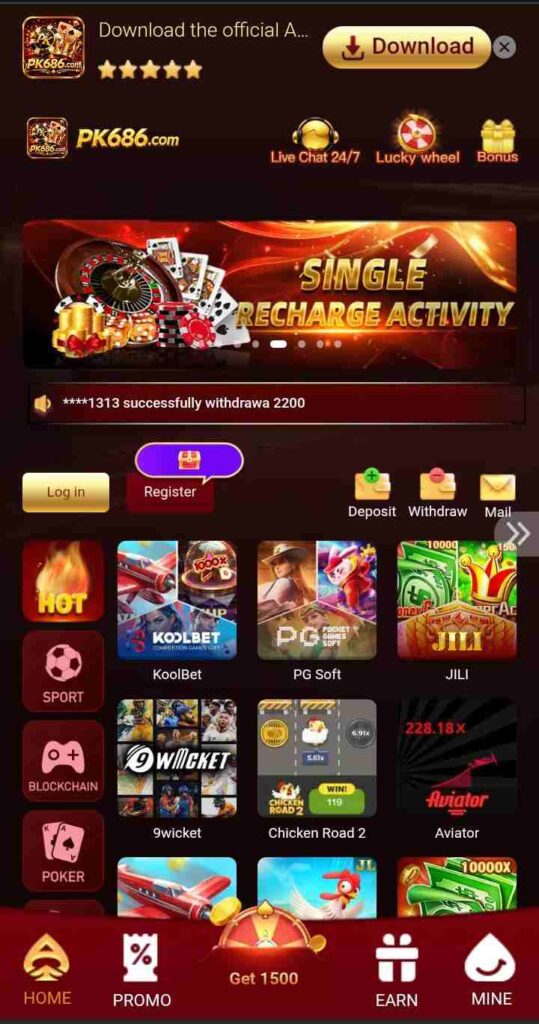PK686 Game Apk